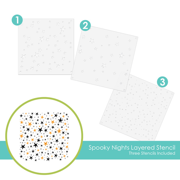 Taylored Expression - Spooky Nights Layering Stencil