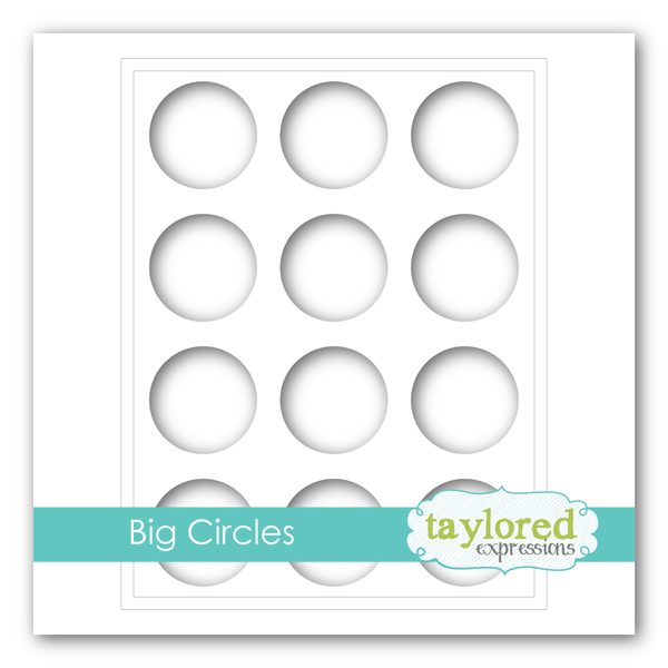 Taylored Expression - Big Circles Stencil