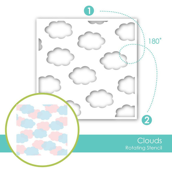 Taylored Expression - Rotating Cloud Stencil