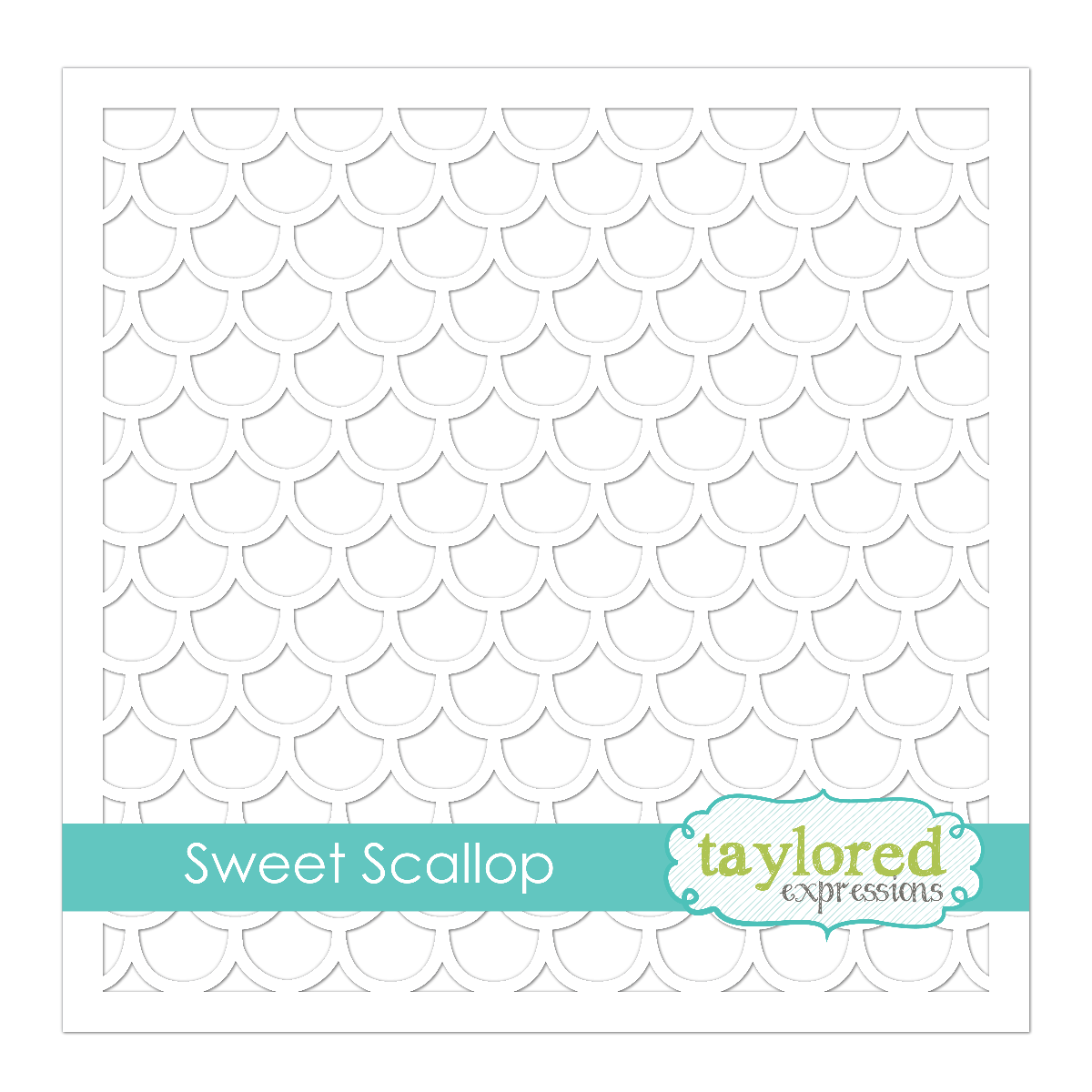 Taylored Expression - Sweet Scallop Stencil