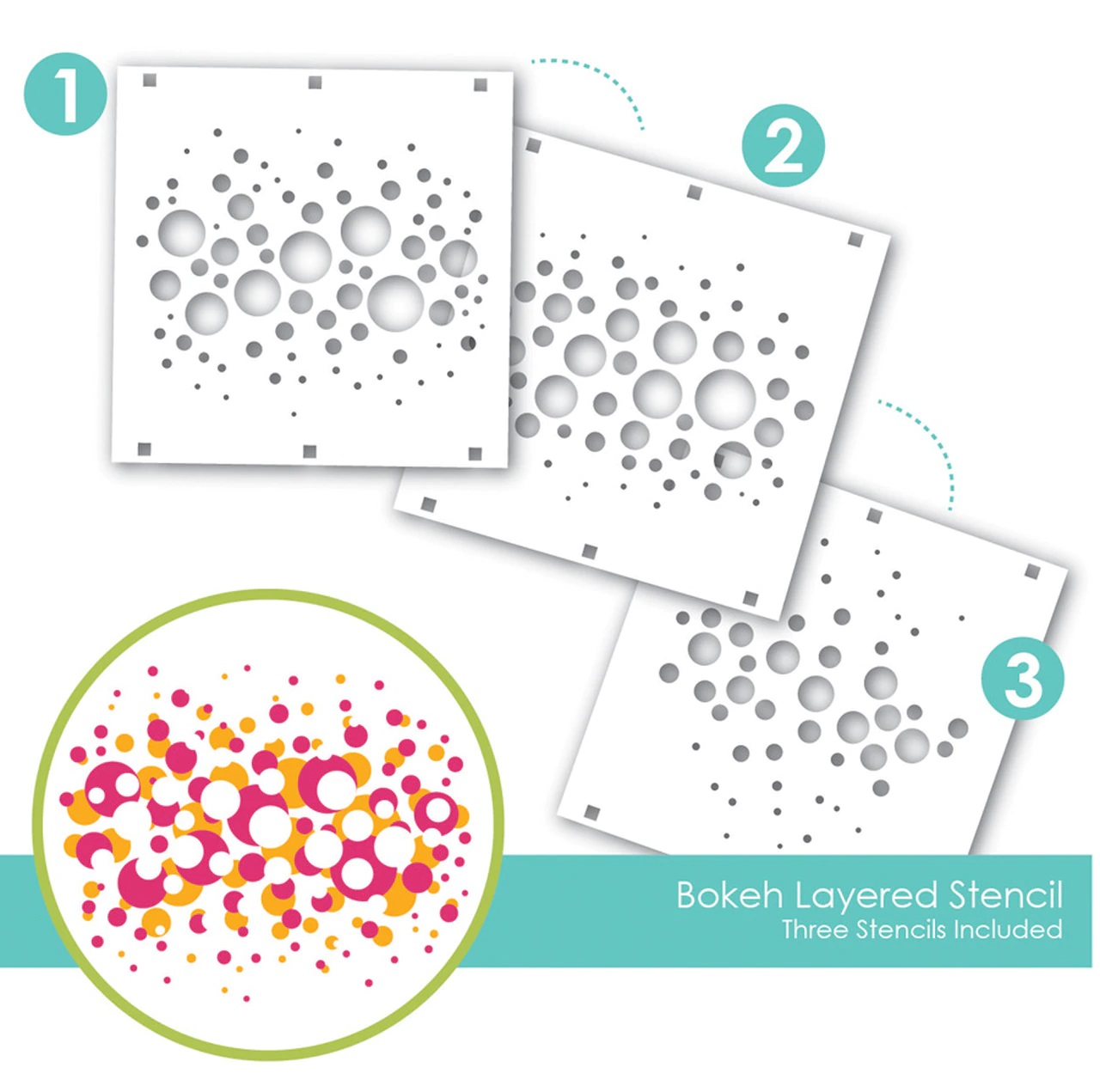 Taylored Expression - Bokeh Layering Stencil
