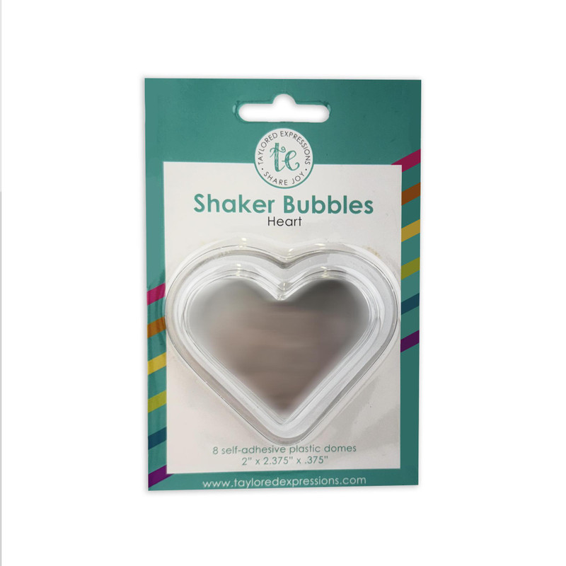 Taylored Expression - Shaker Bubble Heart (set of 8)