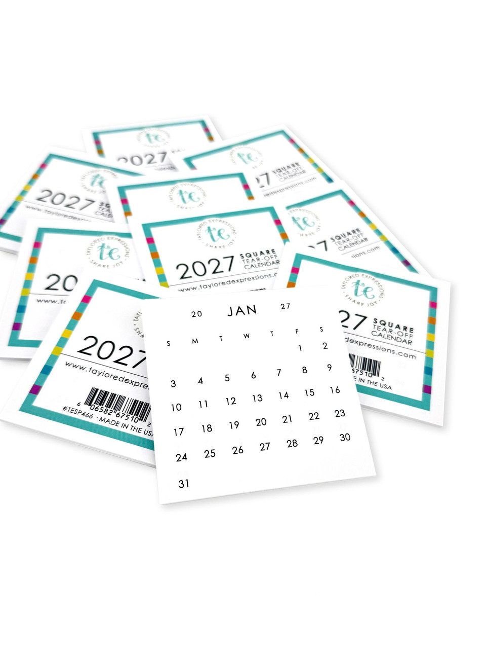 *NEW* - Taylored Expression - 2027 Square Tear-Off Calendars (set of 10)