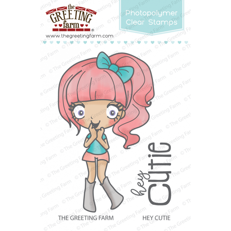 The Greeting Farm - Hey Cutie - Clear STAMP (1)