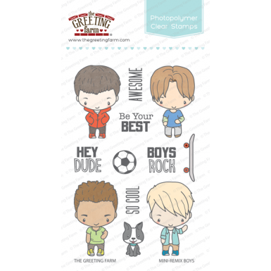 The Greeting Farm - MINI-REMIX BOYS - CLEAR