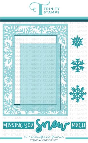 Trinity Stamps - A-7 Snowflake Frame Die Set