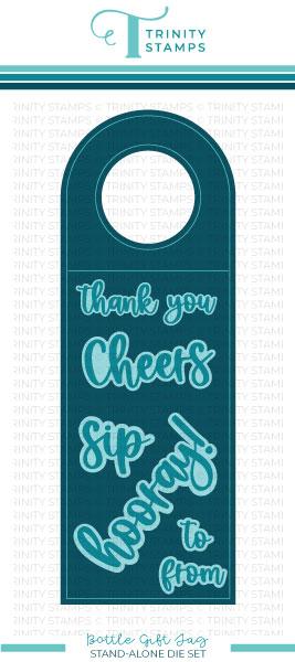 Trinity Stamps - Bottle Gift Tag Die Set