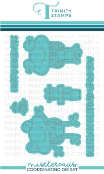 Trinity Stamps - Mistletoads Coordinating Die Set
