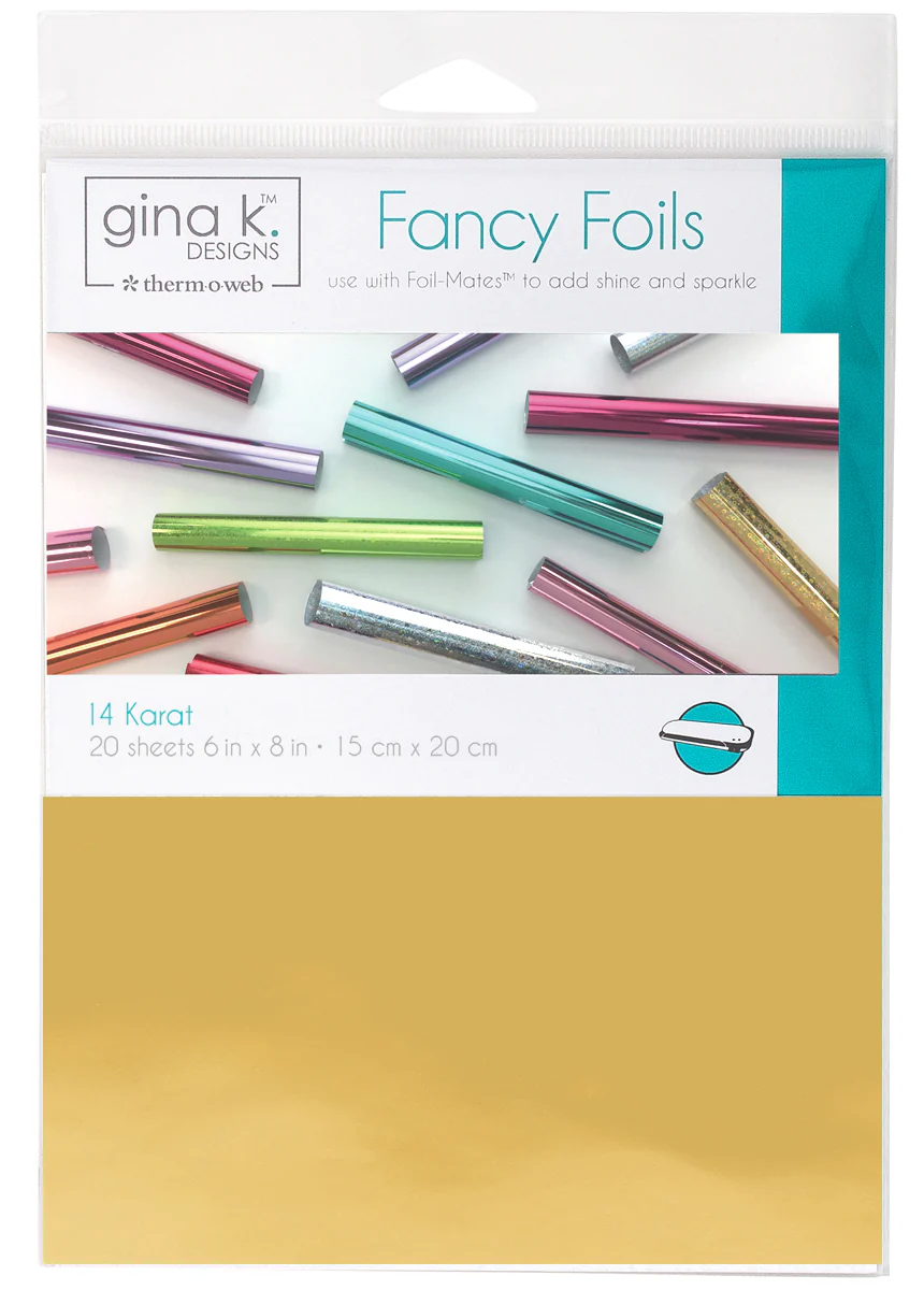 Gina K Designs - Fancy Foils 6" x 8"- 14 Karat - TOW