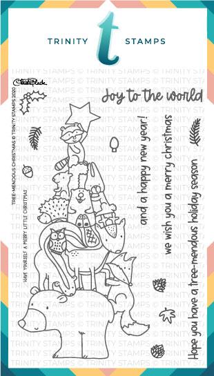 Trinity Stamps - Tree-mendous Christmas Stamp Set (4x6)