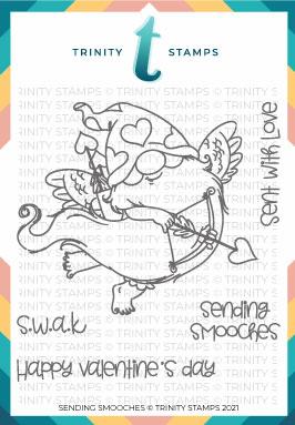 Trinity Stamps - Sending Smooches Stamp Set (4x4)