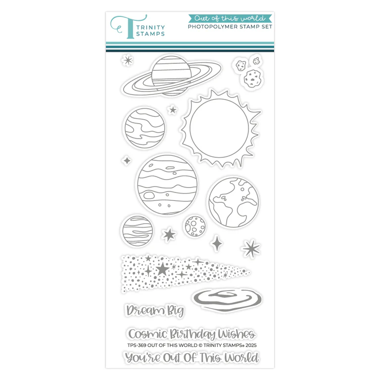 **NEW* - Trinity Stamps - Out Of This World 4x8 Stamp Set