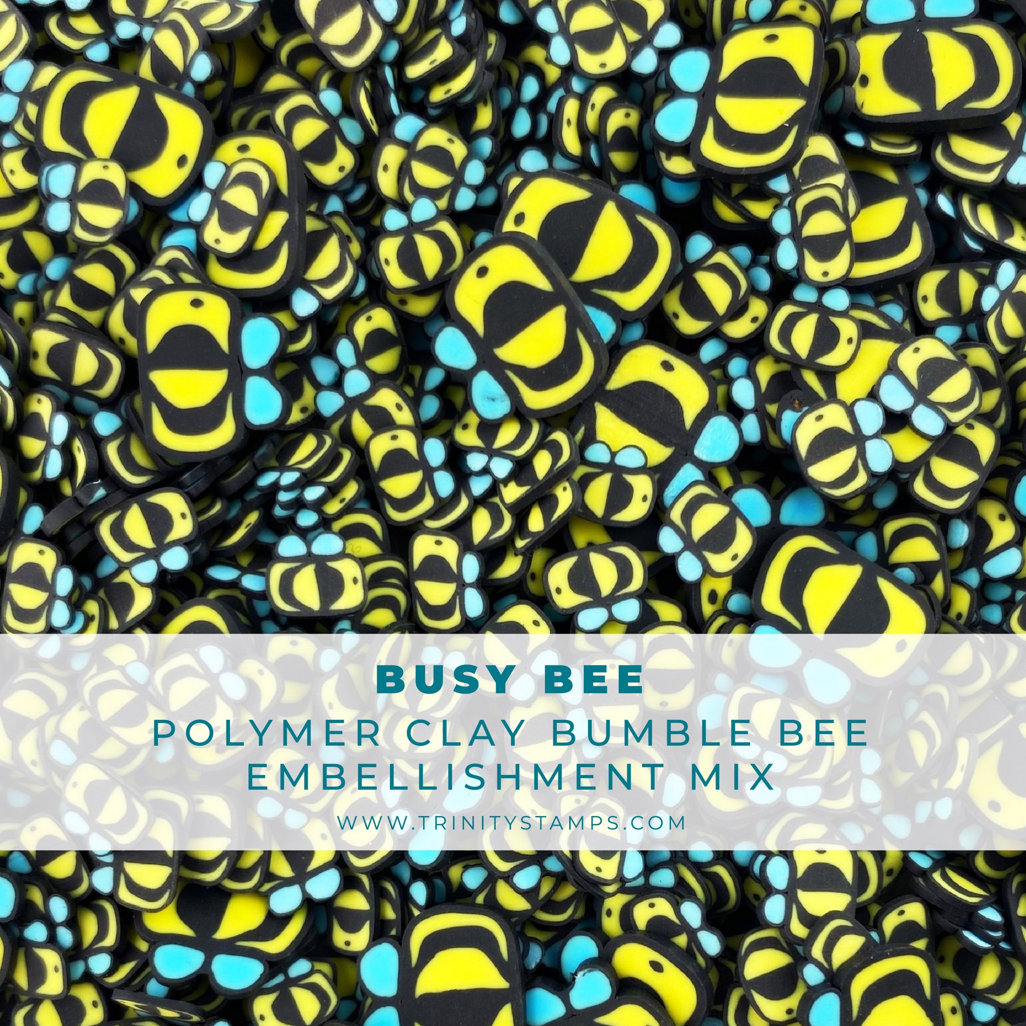 Trinity Stamps - Busy Bee Clay Embellishment Mix