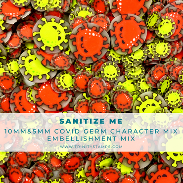 Trinity Stamps - Santitize Me Embellishment Mix