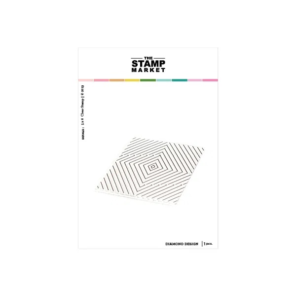 The Stamp Market - Diamond Design Background Stamp
