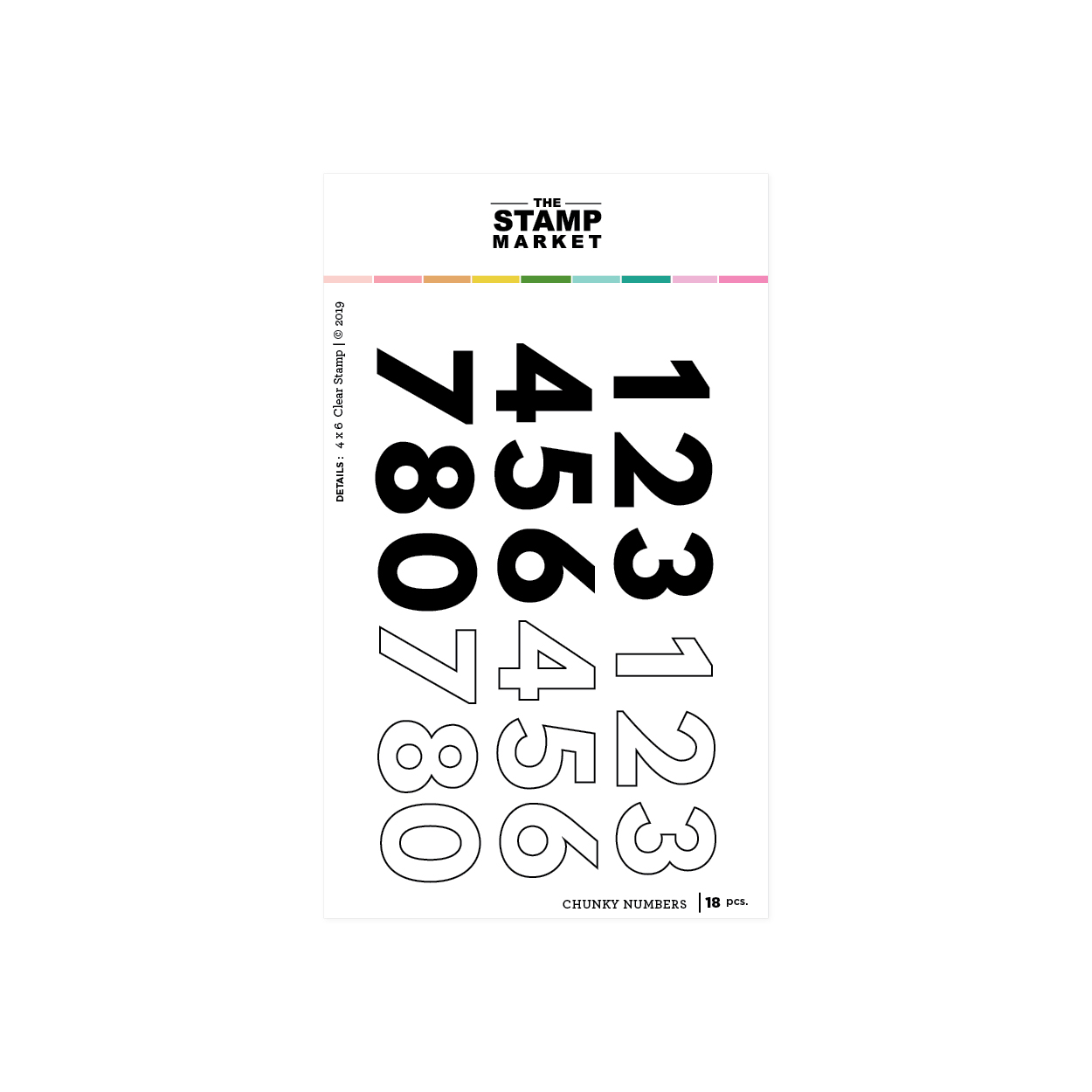 The Stamp Market - Chunky Numbers Stamp Set