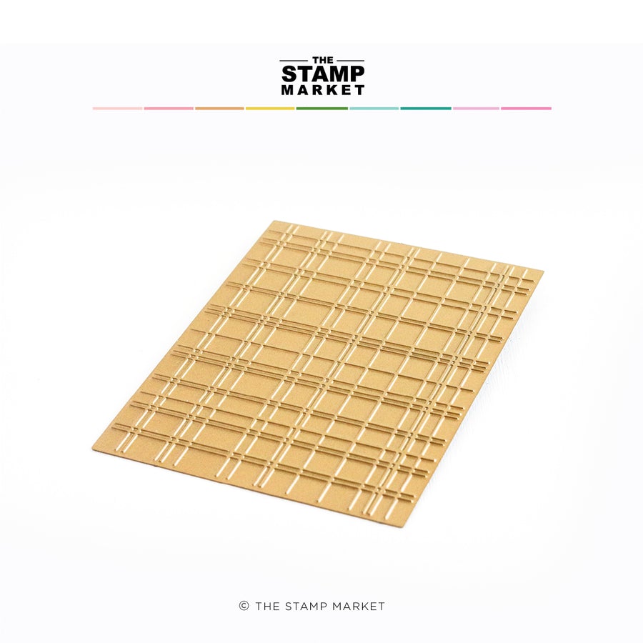 The Stamp Market - SIMPLY PLAID FOIL PLATE