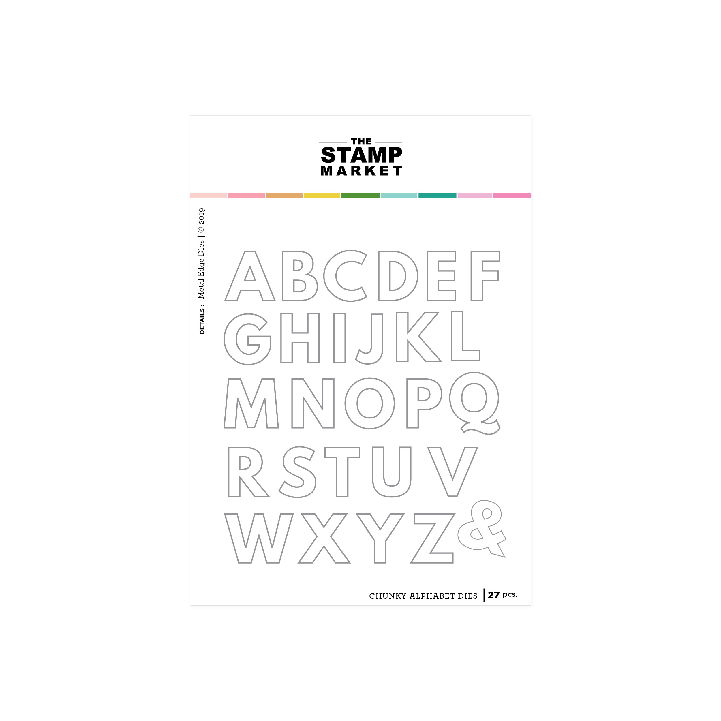 The Stamp Market - Chunky Alphabet Dies