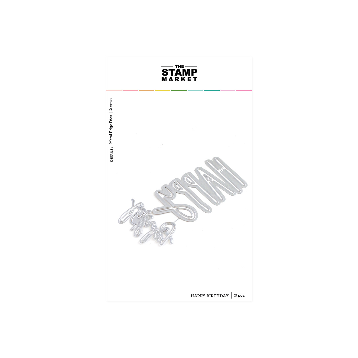 The Stamp Market - Jumbo Happy Birthday Die