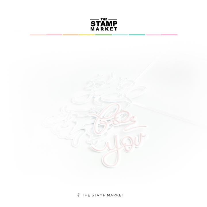 The Stamp Market - Scripty For you Layering Die