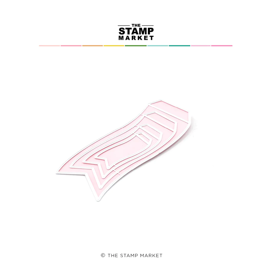 The Stamp Market - NESTED WAVY BANNERS DIES