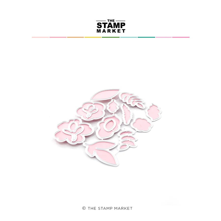 The Stamp Market - POCKET FULL OF POSIES DIES