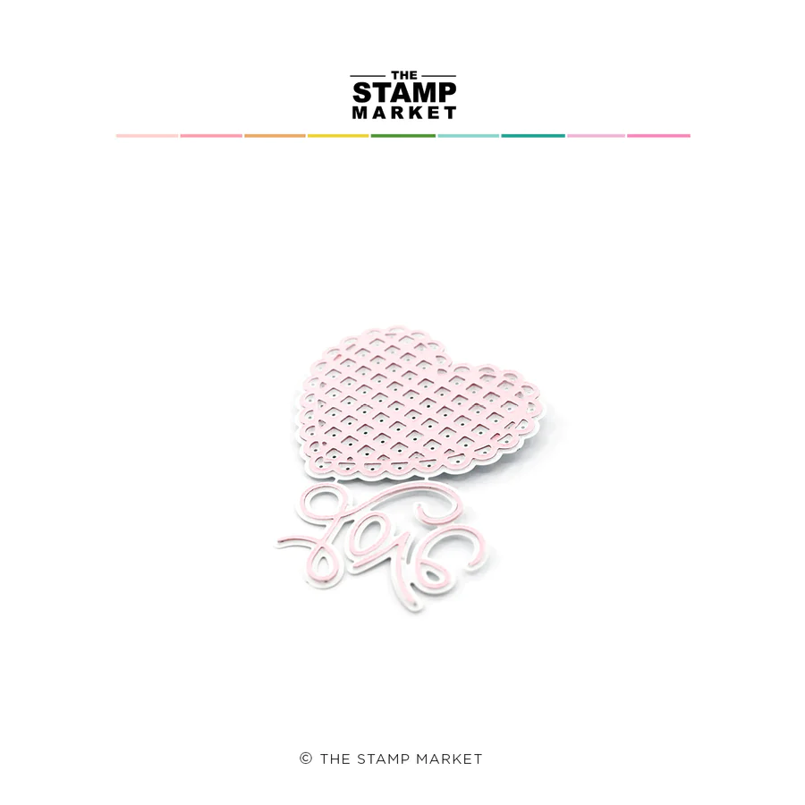 The Stamp Market - LATTICE HEART DIE