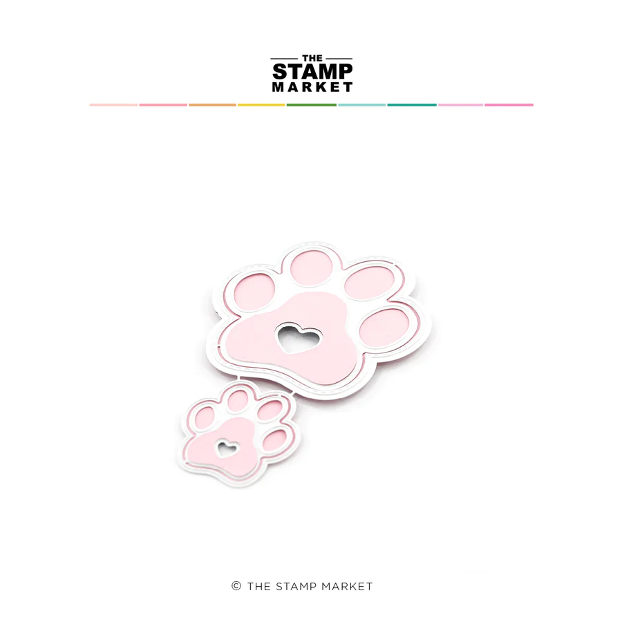 The Stamp Market - PAW PRINT DIE