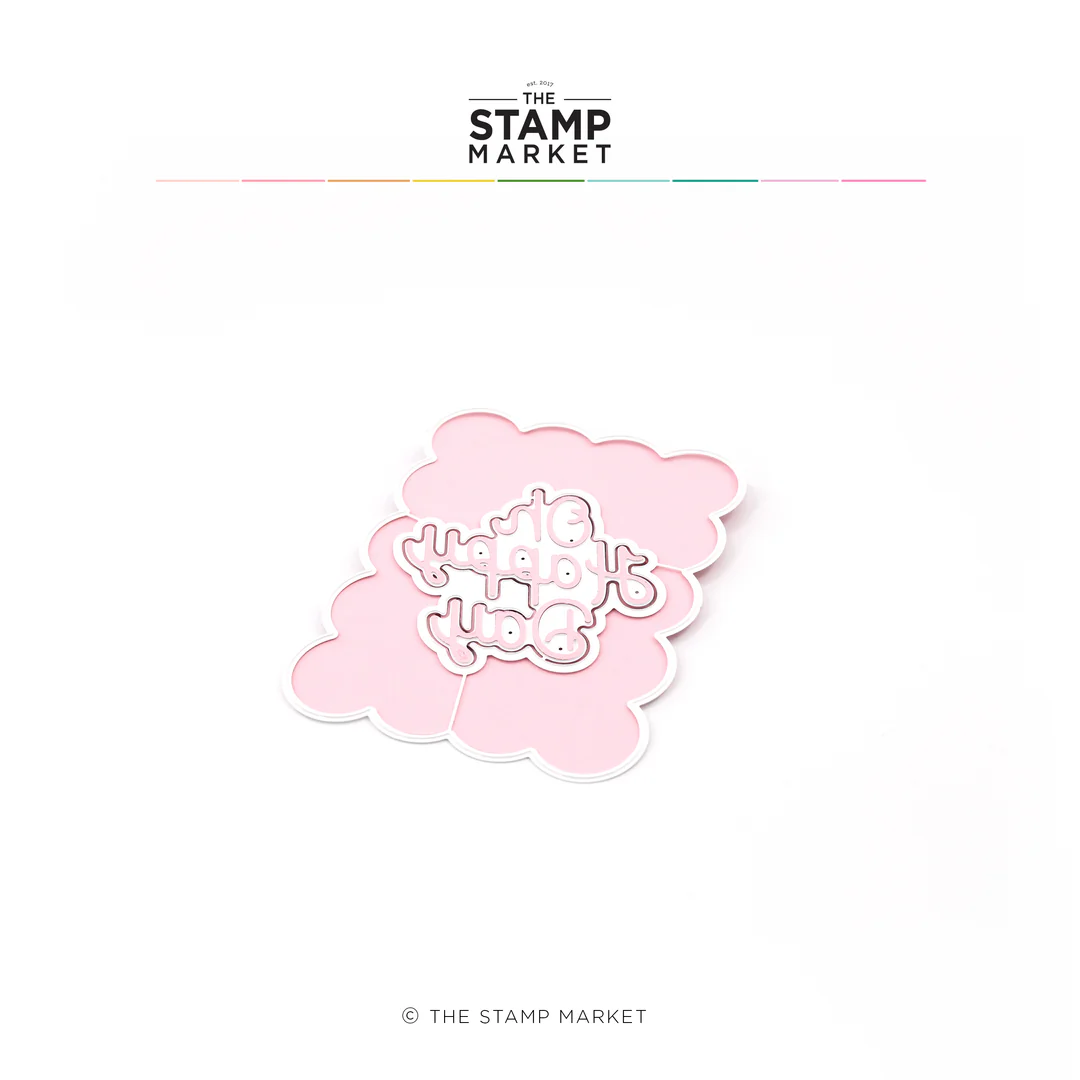 Stamp Market - OH HAPPY DAY SCALLOP DIE