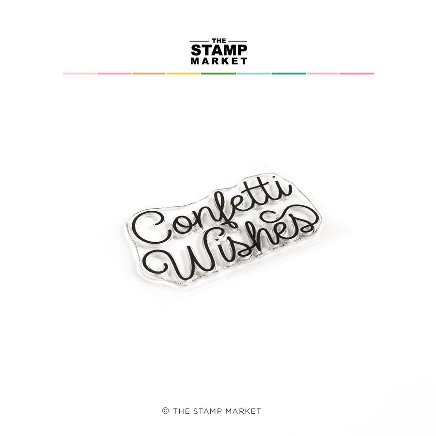 The Stamp Market - Confetti Wishes Stamp