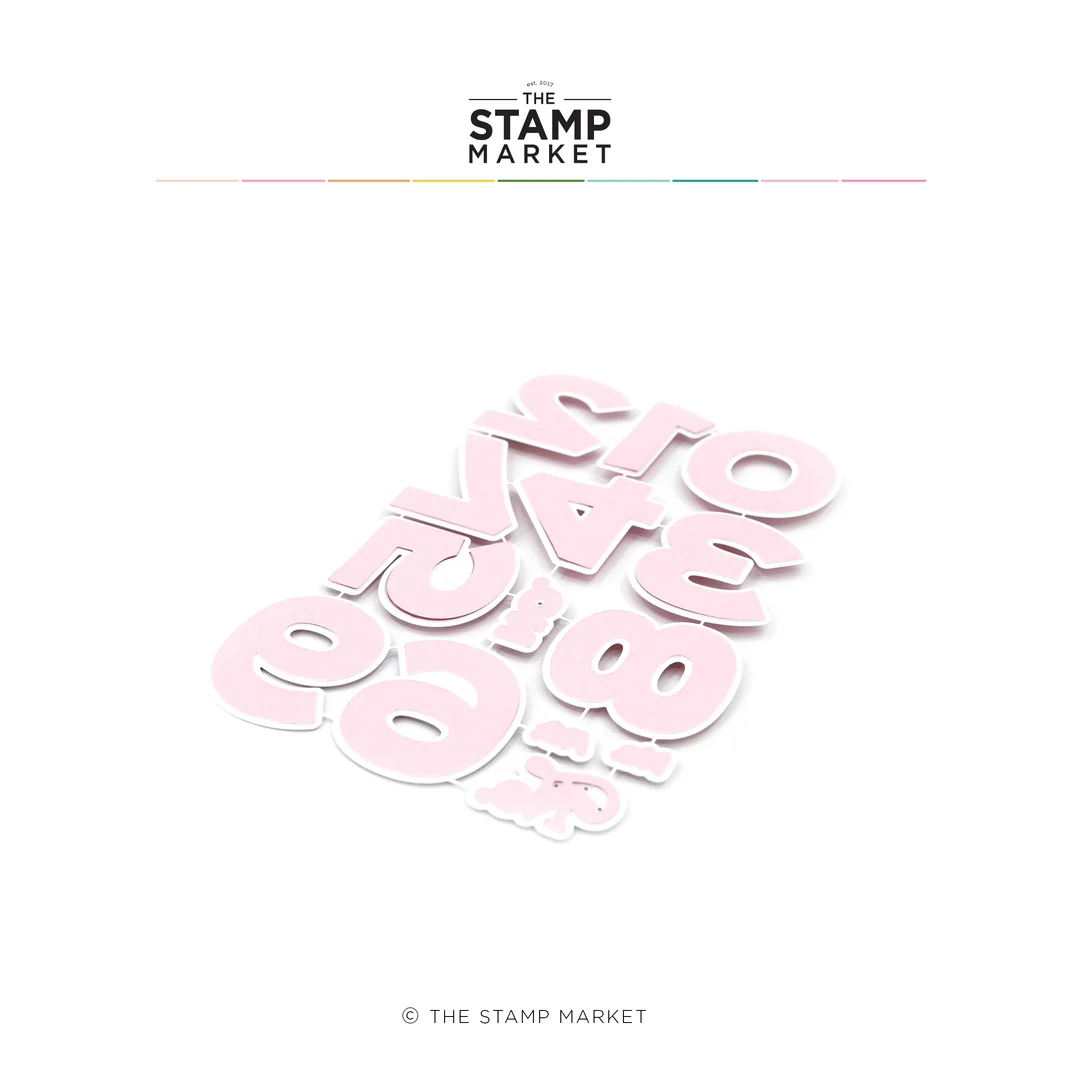 **NEW* - The Stamp Market - CLAPPERBOARD NUMBERS DIE