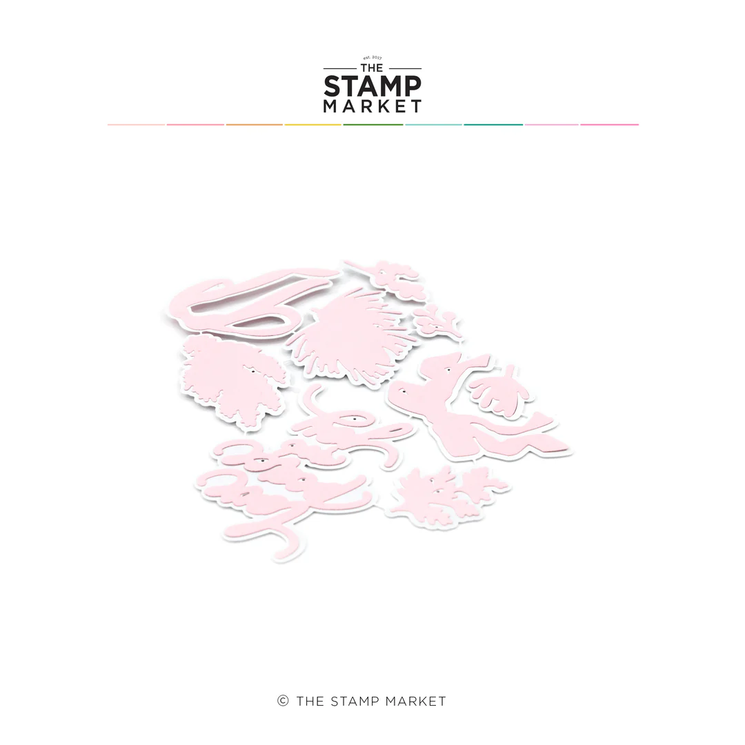 **NEW* - The Stamp Market - GOOD CHEER GREENERY DIES