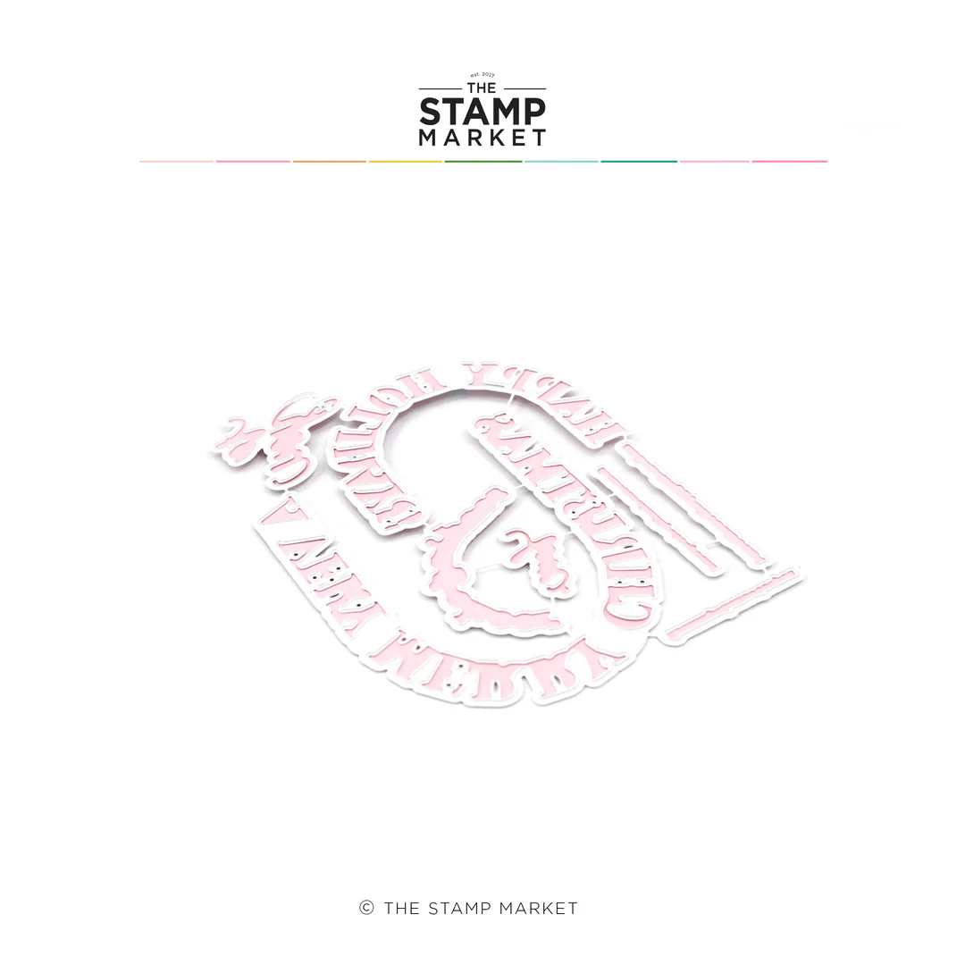 **NEW* - The Stamp Market - ARCHED HOLIDAY GREETINGS DIES