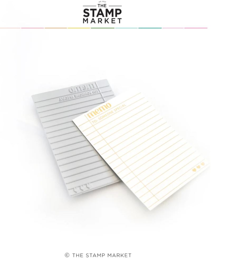 *NEW* - The Stamp Market - MEMO PRESS PLATE