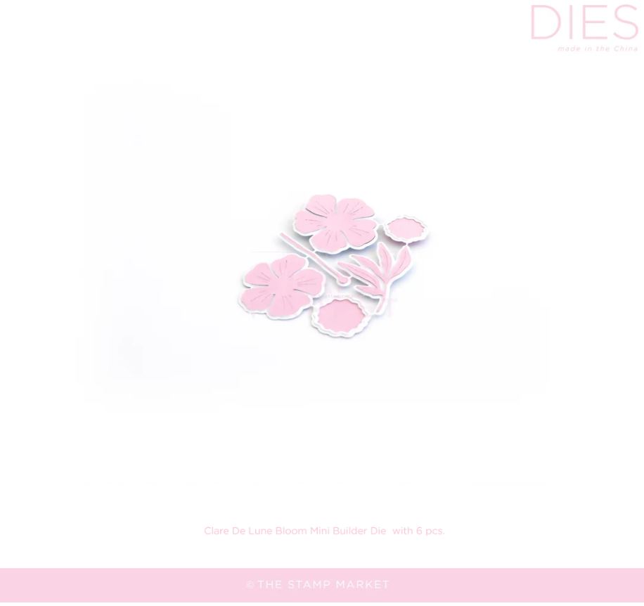 **NEW* - The Stamp Market - Clare de Lune mini Bloom Builder