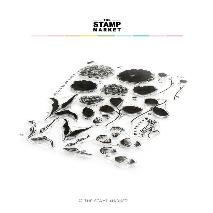 The Stamp Market - MEADOW FRESH FLORAL STAMPS