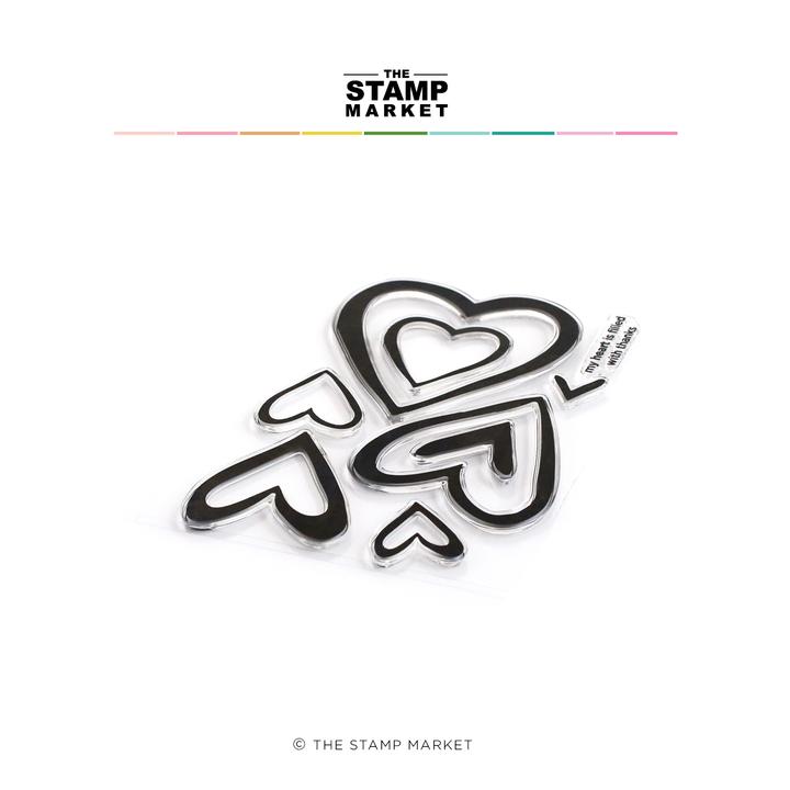 The Stamp Market - MESSY HEARTS STAMPS