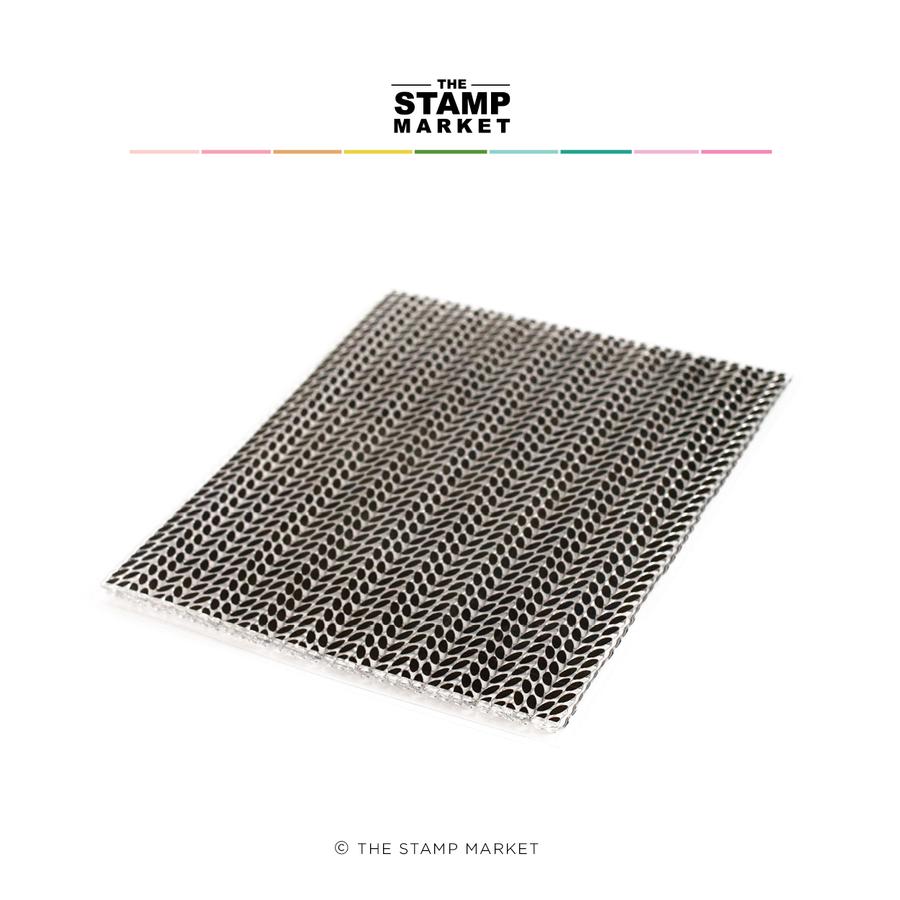 The Stamp Market - KNIT BACKGROUND STAMP