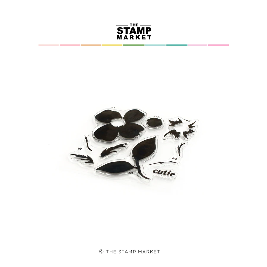 The Stamp Market - JUMBO FLORAL NOTES STAMP