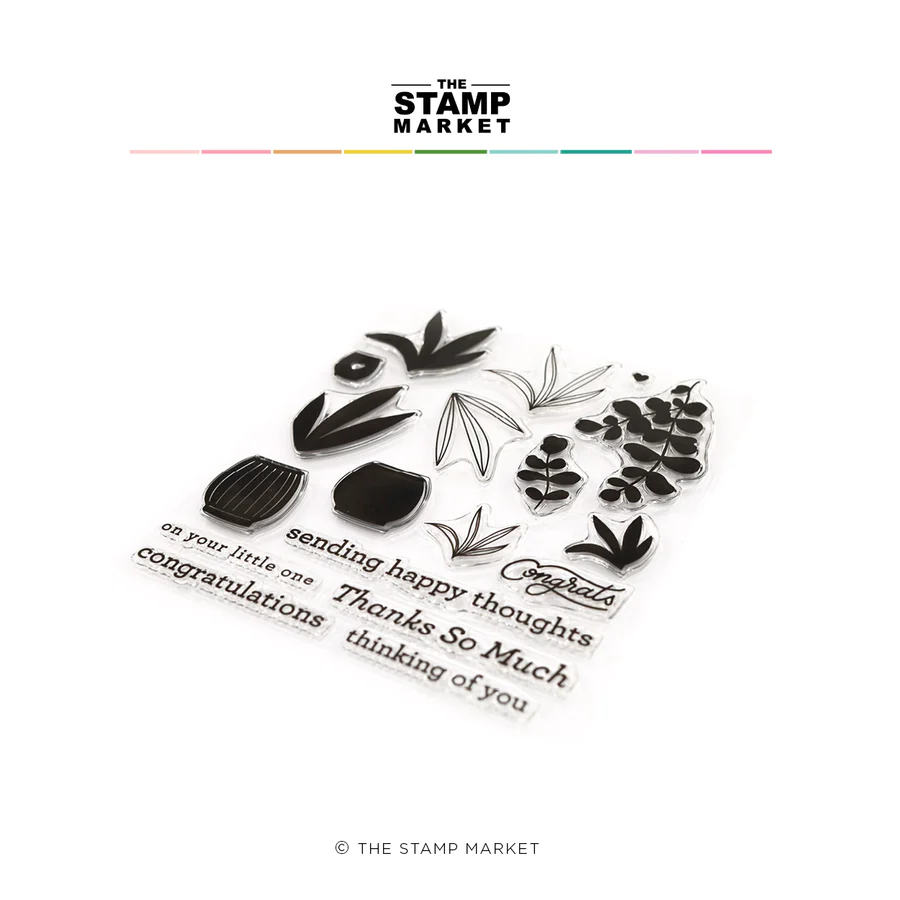 The Stamp Market - SUCCULENTS & SENTIMENTS STAMP SET