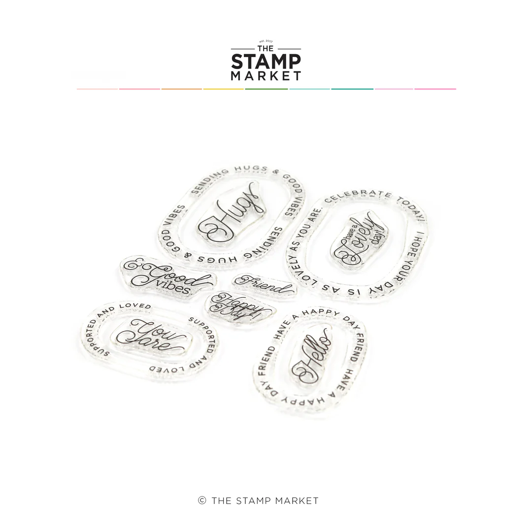 *NEW* - The Stamp Market - SENDING GOOD VIBES STAMP SET