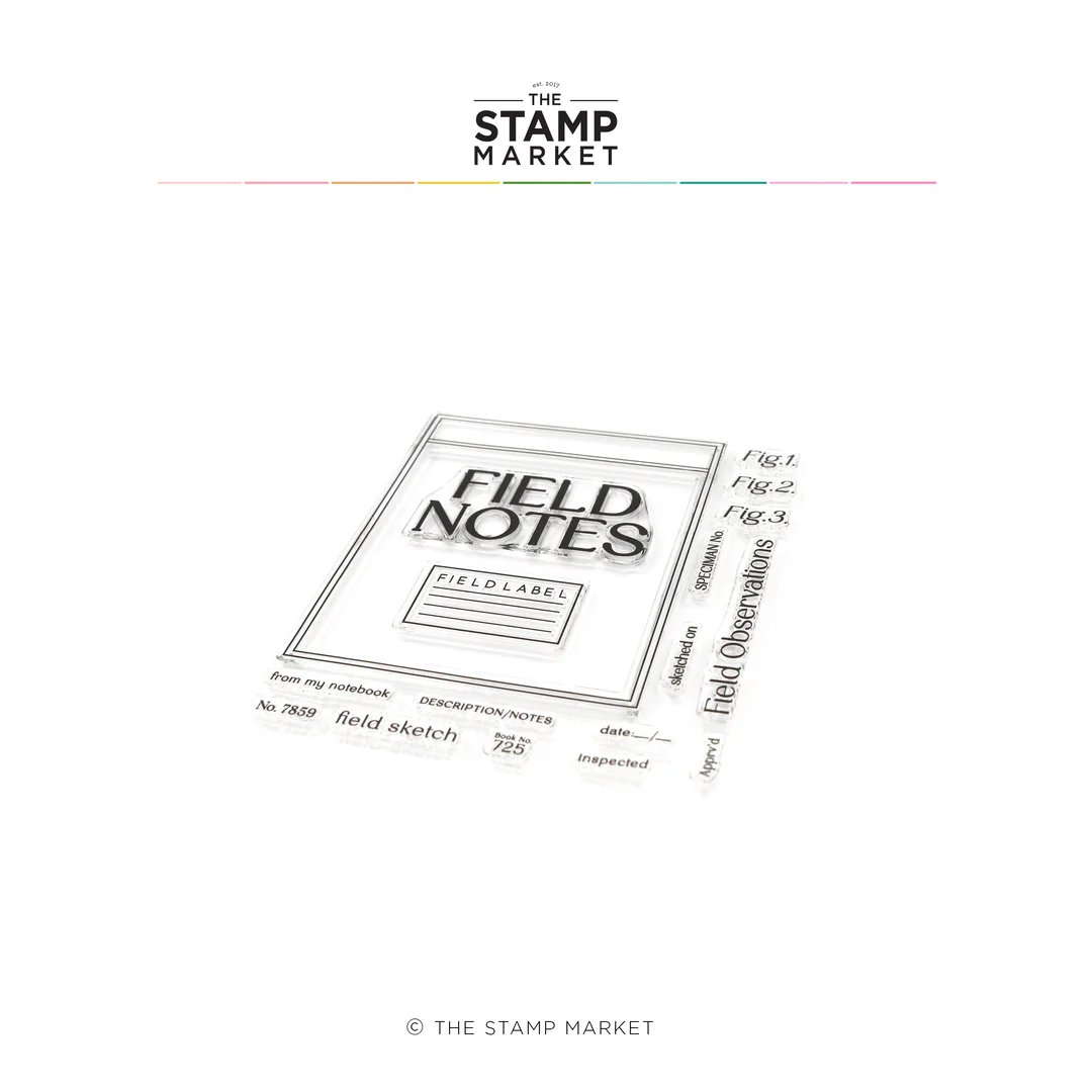 *NEW* - The Stamp Market - FIELD NOTES STAMP SET