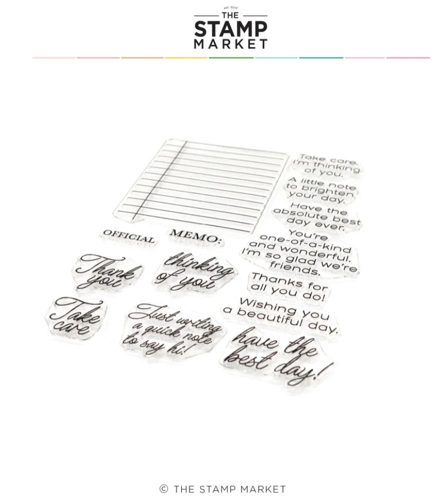 *NEW* - The Stamp Market - OFFICIAL MEMO STAMP