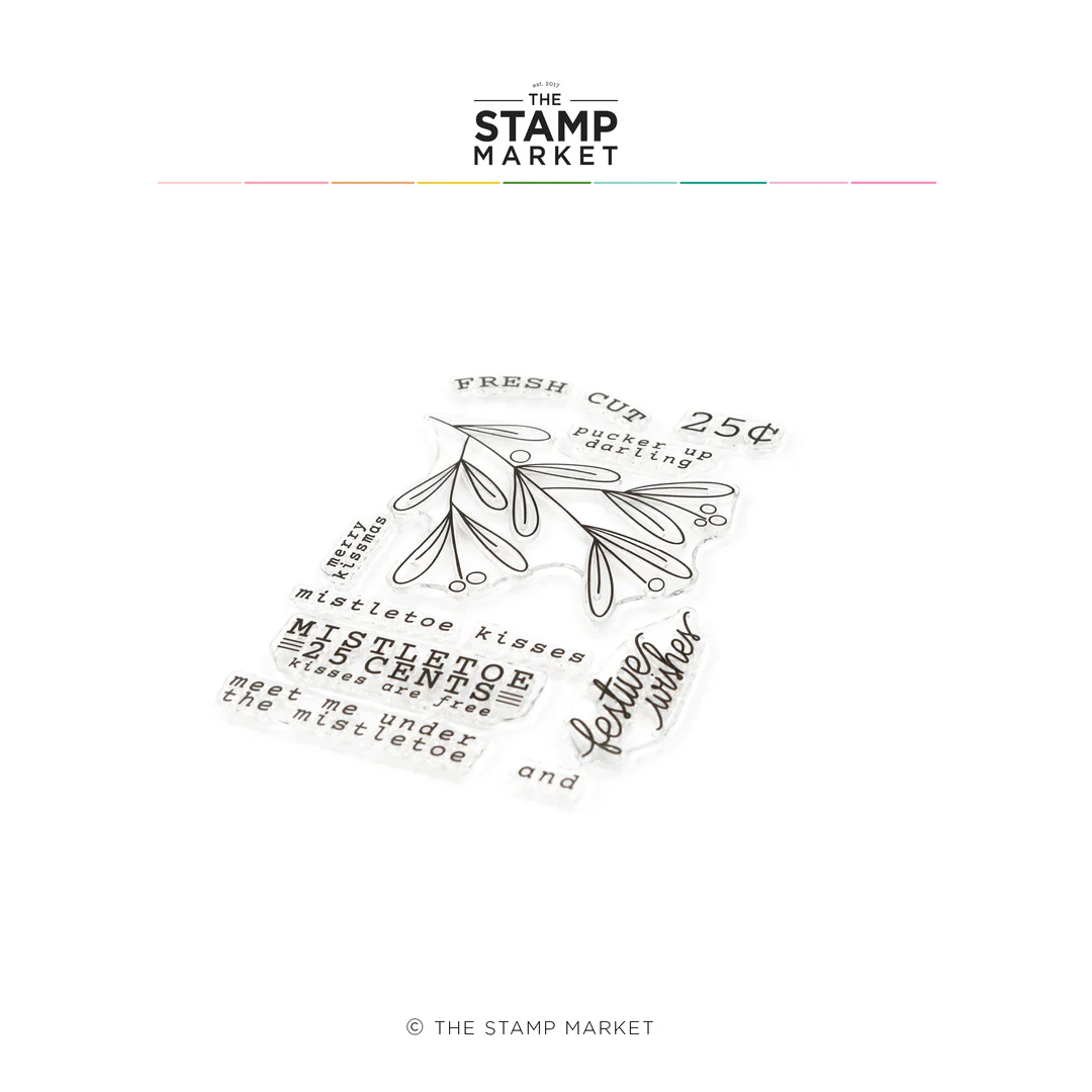 **NEW* - The Stamp Market - MISTLETOE & GREETINGS STAMP