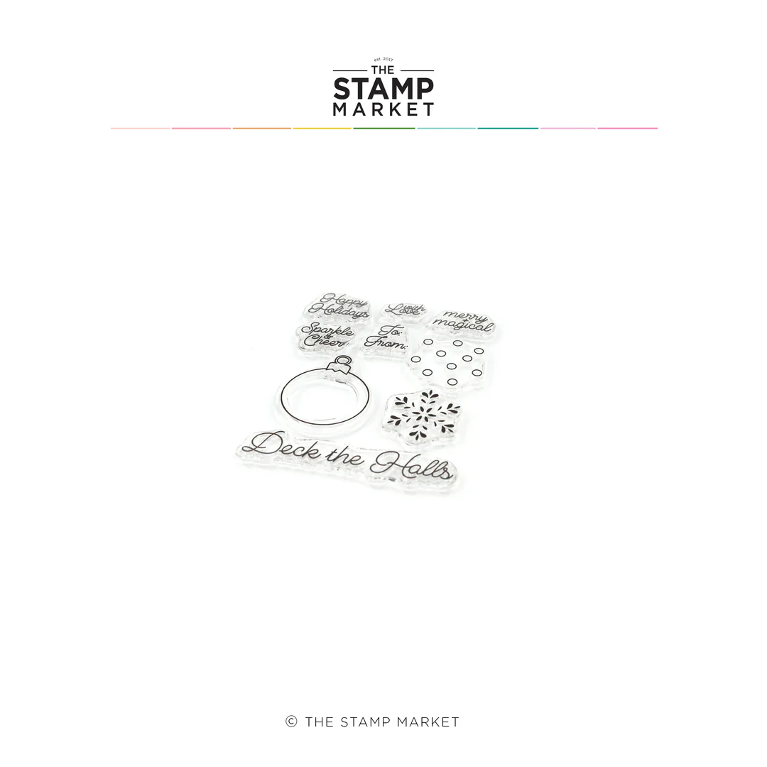 **NEW* - The Stamp Market - MERRY LITTLE ORNAMENT