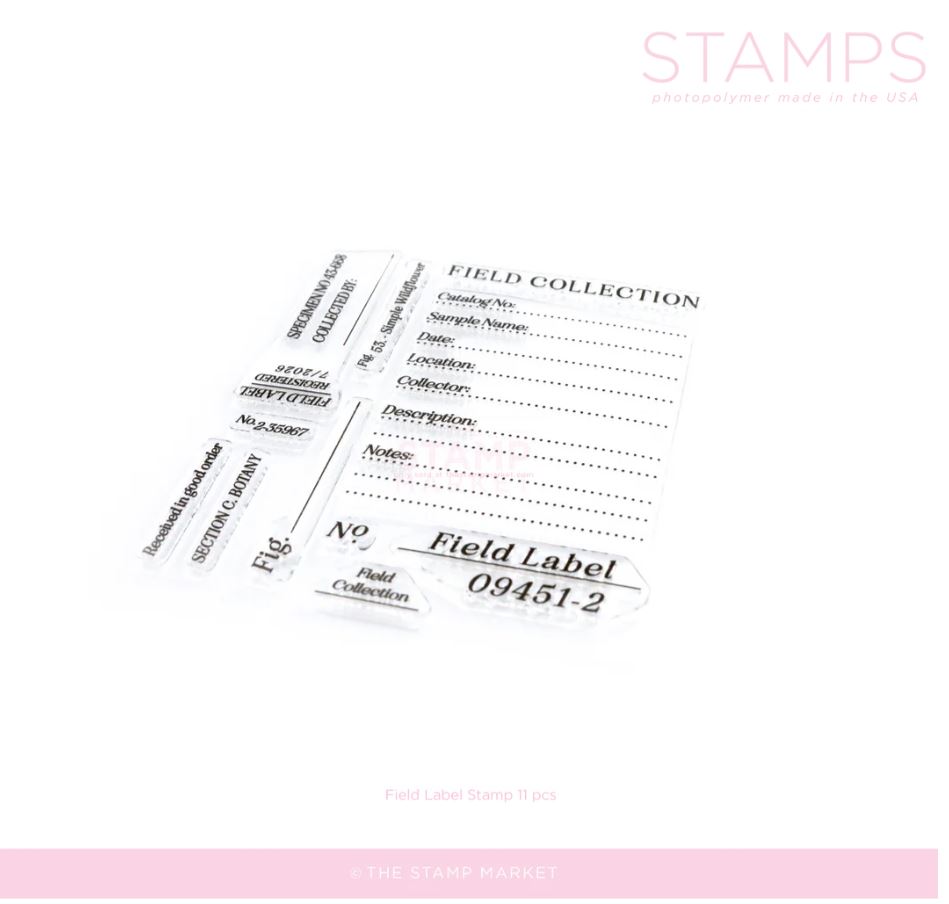 **NEW* - The Stamp Market - FIELD LABEL STAMP