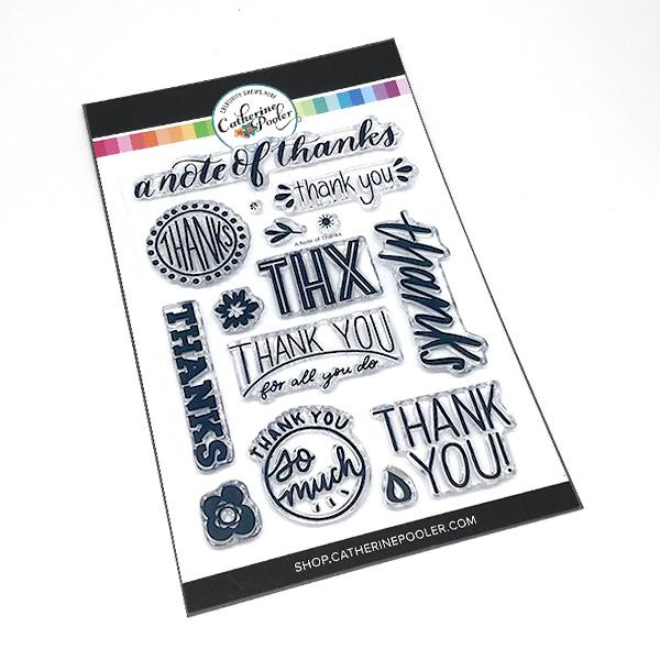 Catherine Pooler - Note of Thanks Stamp Set