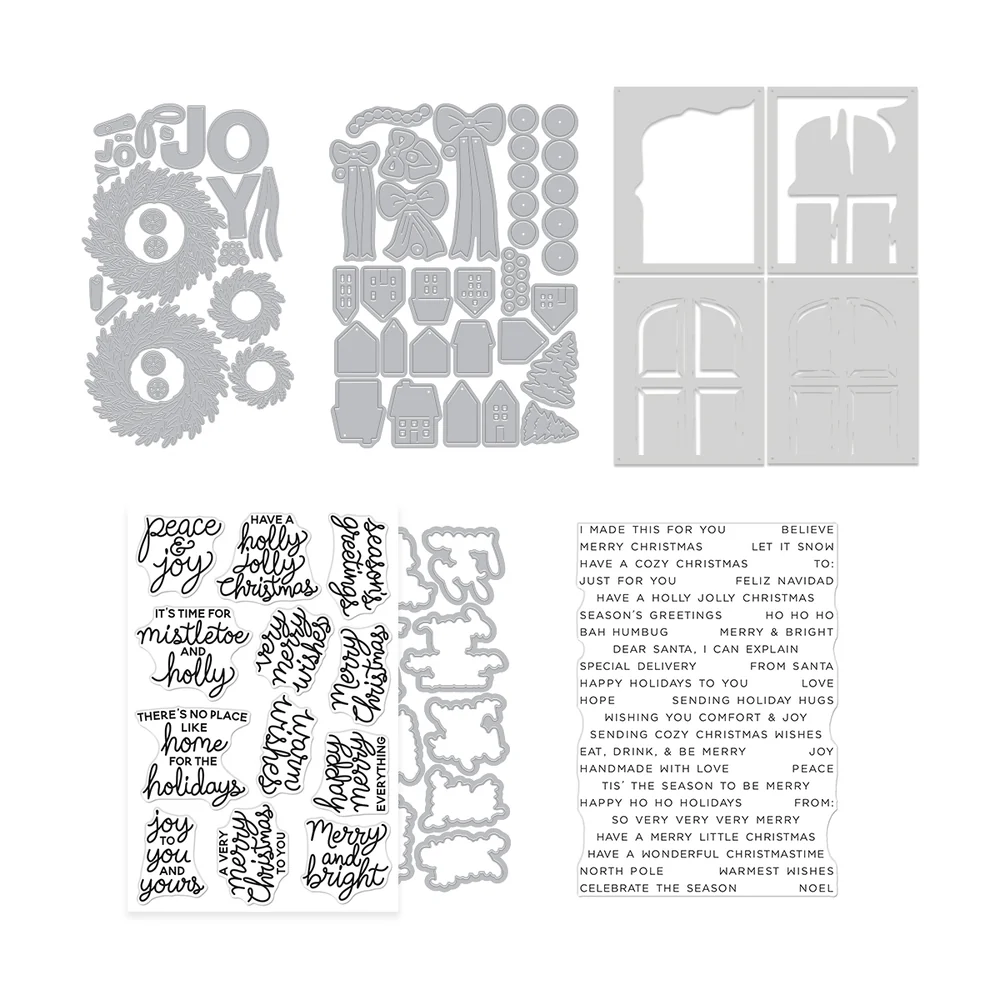 **NEW* - Spellbinders - Hero Arts Home for the Holidays Want It All Bundle