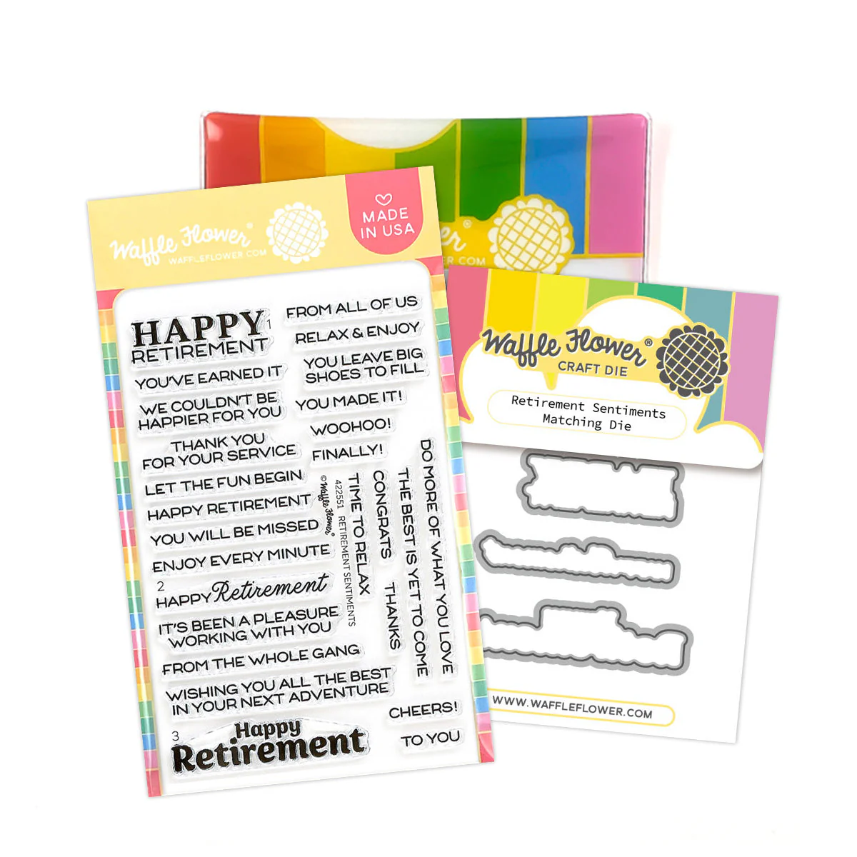 *NEW* - Waffle Flower - Retirement Sentiments Combo