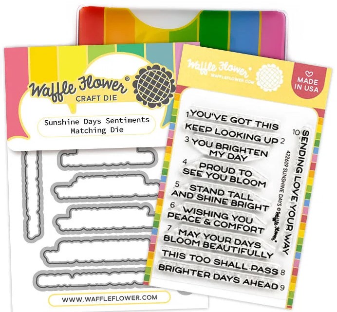 **NEW* - Waffle Flower - Sunshine Days Sentiments Combo